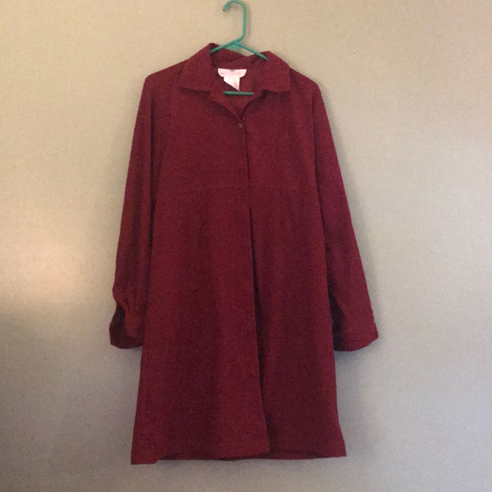 Women’s maternity button down dress